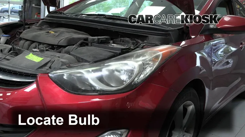 2013 Hyundai Elantra GLS 1.8L 4 Cyl. Sedan (4 Door) Lights Daytime Running Light (replace bulb)